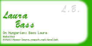 laura bass business card